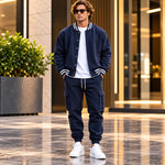 Mens Jacket Cargo Jogger Co-Ord Set