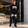 Graphic Hoodie And Jogger Tracksuit Set