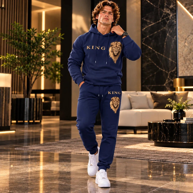 Mens Lion Co Ord Set