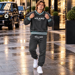 Milano Italy White Tracksuit Set