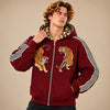 Tiger Graphic Zip Hoodie