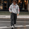 Spider-Print Casual Hoodie