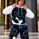 Tiger Graphic Hoodie Jogger Set