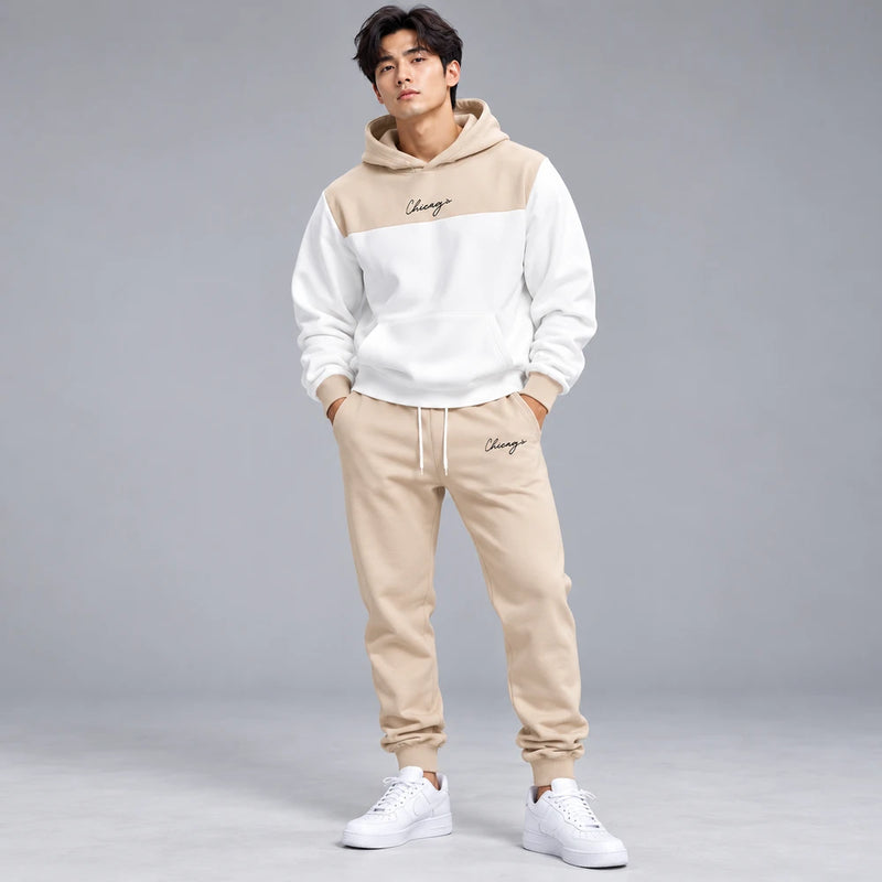 Colorblock Hoodie Jogger Tracksuit