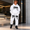 Graphic Hoodie And Jogger Tracksuit Set