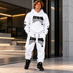 Graphic Hoodie And Jogger Tracksuit Set