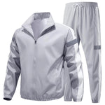 Reflective Sports Tracksuit Set